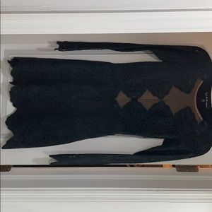 For love and lemons black lace dress